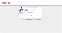 Desktop Screenshot of admin.ebenefits.com